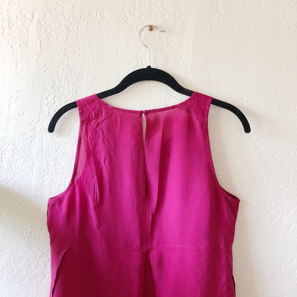 Silky Raspberry Blousy-Tank - Picture 4 of 6
